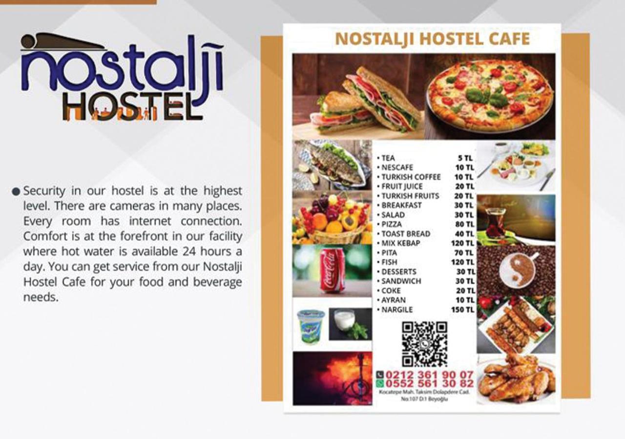 Nostalji Hostel Istanbul Ngoại thất bức ảnh
